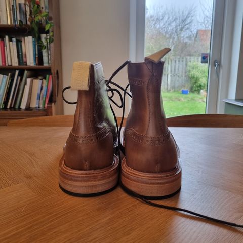Tricker's Stow Country Boot in Horween Natural Chromexcel