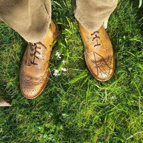 Tricker's Stow Country Boot in Horween Natural Chromexcel