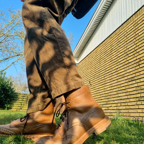 Tricker's Stow Country Boot in Horween Natural Chromexcel