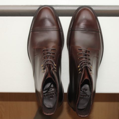 Carmina Dress Boots 80179 in Horween Brown Chromexcel