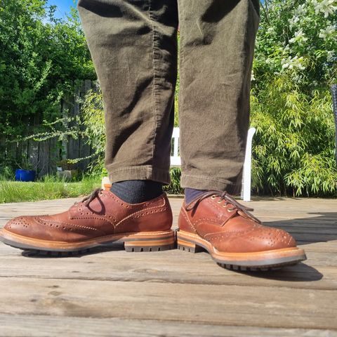 Tricker's Bourton Country Shoe in Whiskey Pampus