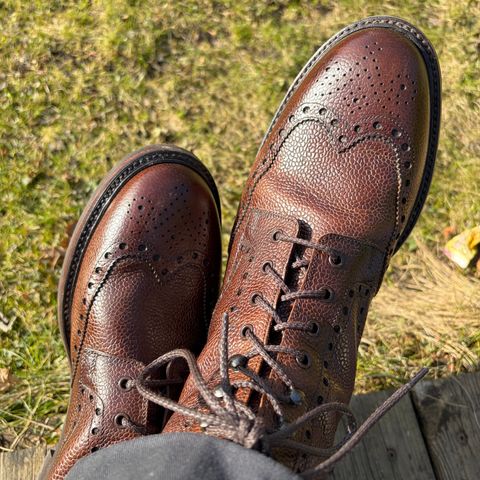 Crockett & Jones Islay in Dark Brown Scotch Grain