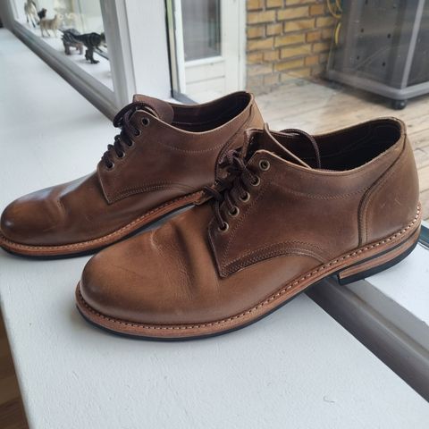 Oak Street Bootmakers Trench Oxford in Horween Natural Chromexcel