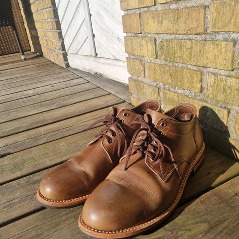 Oak Street Bootmakers Trench Oxford in Horween Natural Chromexcel