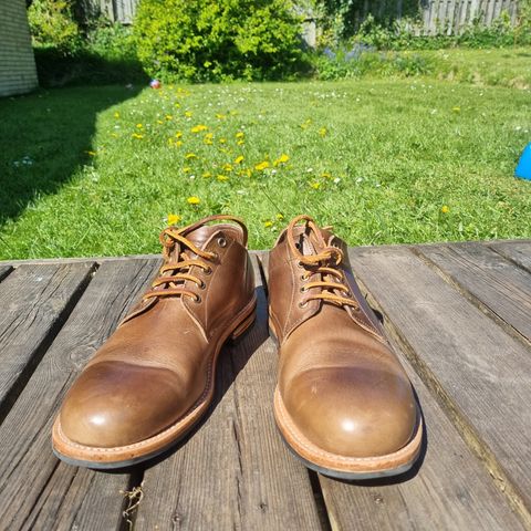 Oak Street Bootmakers Trench Oxford in Horween Natural Chromexcel