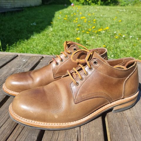 Oak Street Bootmakers Trench Oxford in Horween Natural Chromexcel