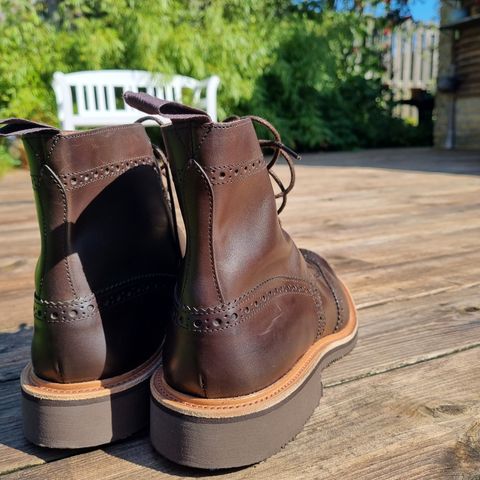 Tricker's Stow Country Boot in Cafe Burnished Calf