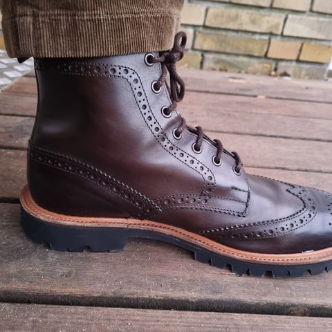 Tricker's Stow Country Boot in Cafe Burnished Calf