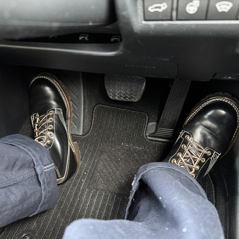 Wesco Warren Boot in Horween Black Chromexcel Horsehide