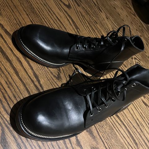 Viberg Service Boot in Horween Black Chromexcel