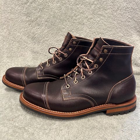 Search result thumbnail of Truman Cap Toe Boot in Horween Java Waxed Flesh