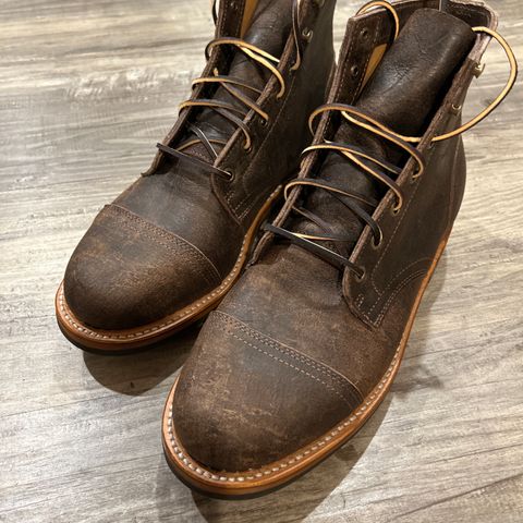 Truman Cap Toe Boot in C.F. Stead Stone Rambler