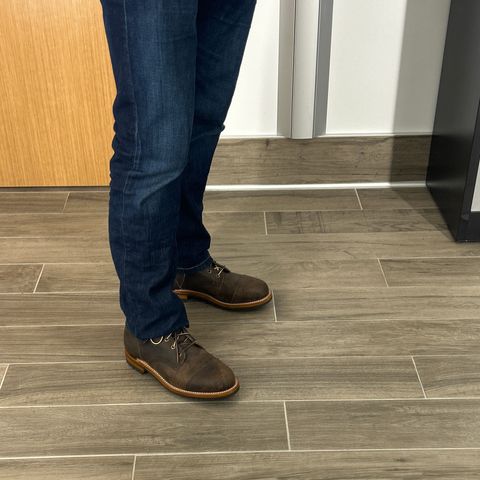 Truman Cap Toe Boot in C.F. Stead Stone Rambler