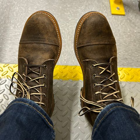 Truman Cap Toe Boot in C.F. Stead Stone Rambler