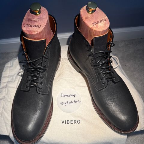 Viberg Navvy Boot in Horween Washed Chromexcel