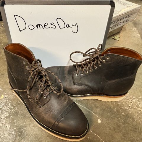 Grant Stone Garrison Boot in teton waxy stag from gallun tannery