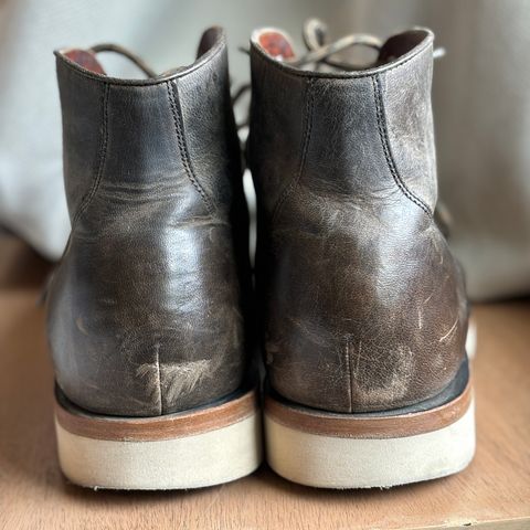 Grant Stone Garrison Boot in teton waxy stag from gallun tannery