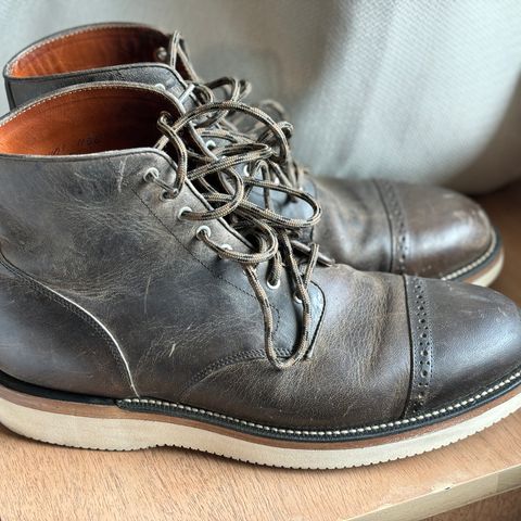 Grant Stone Garrison Boot in teton waxy stag from gallun tannery