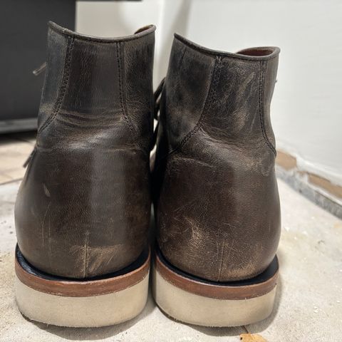 Grant Stone Garrison Boot in teton waxy stag from gallun tannery