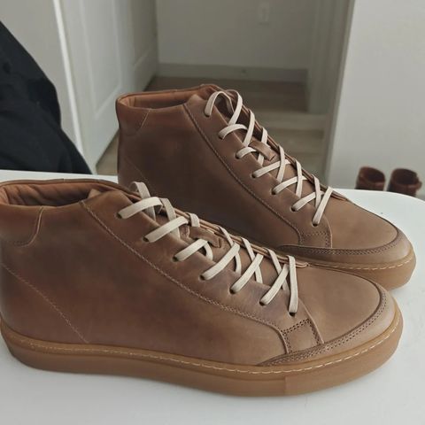 GORAL Stanley Hightop in Horween Natural Chromexcel