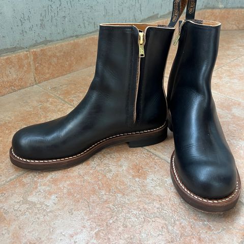 Rolling Dub Trio Casper Boot in Horween Black Chromexcel Horsehide