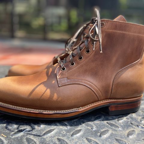 Viberg Service Boot in Horween Natural Chromexcel