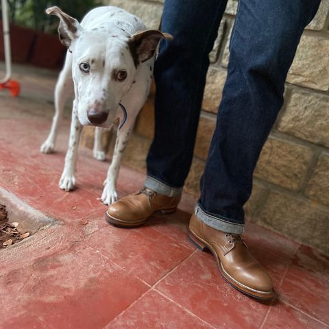 Viberg Service Boot in Horween Natural Chromexcel