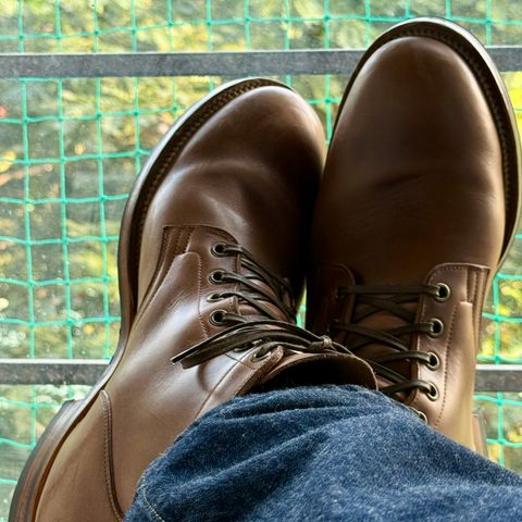 Viberg Service Boot in Horween Natural Chromexcel