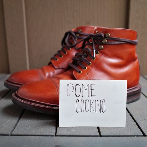 Grant Stone Cap Toe Boot in Annonay British Tan Calf