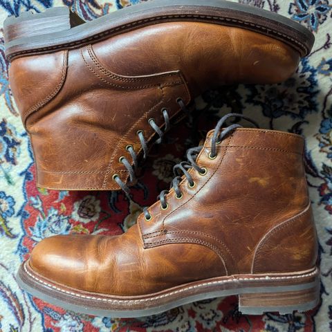 Caswell Lisbon in C.F. Stead Caramel Classic Oiled Shoulder