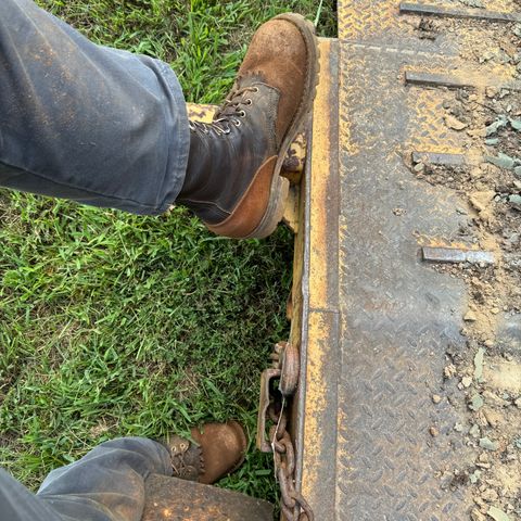 JK Boots Superduty in Seidel Redwood Oil Tan Roughout & Seidel Brown Oil Tan
