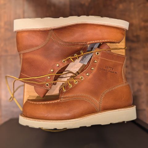 White's Perry 6" Select in Seidel Tobacco Stampede Roughout