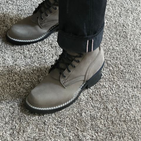 Nicks Lace Up Heritage in Horween Steel Predator