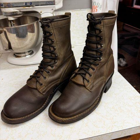 Nicks Lace Up Heritage in Horween Steel Predator