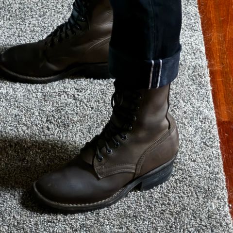 Nicks Lace Up Heritage in Horween Steel Predator