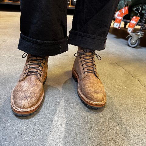 White's Stevens (Plain Toe) in Gallun Sandy Waxed Wild Boar