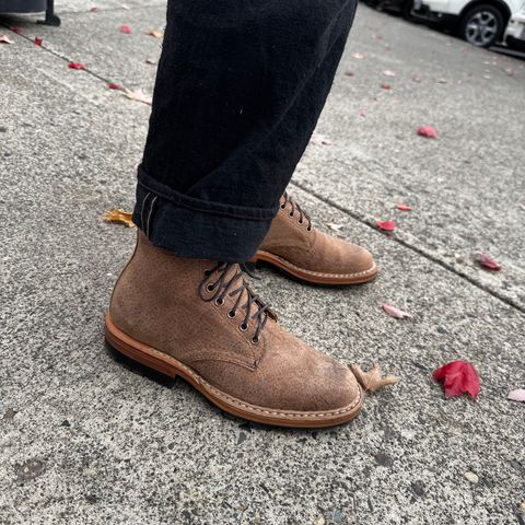 White's Stevens (Plain Toe) in Gallun Sandy Waxed Wild Boar
