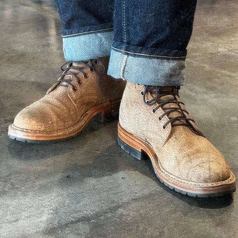 White's Stevens (Plain Toe) in Gallun Sandy Waxed Wild Boar