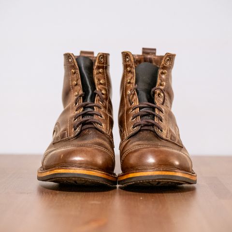 Drew's 6" Contractor Captoe in Rowdy Smooth