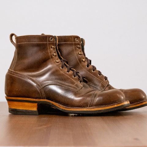 Drew's 6" Contractor Captoe in Rowdy Smooth