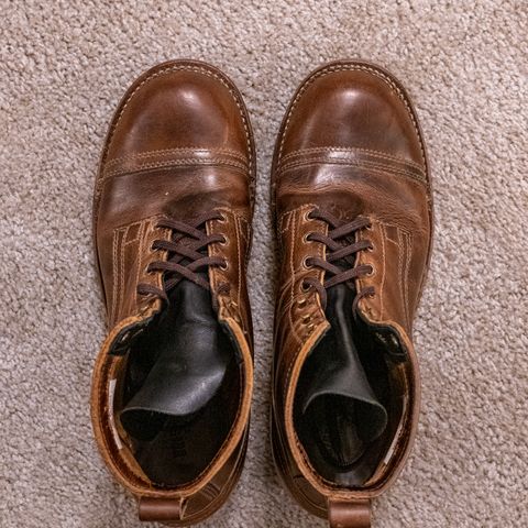 Drew's 6" Contractor Captoe in Rowdy Smooth