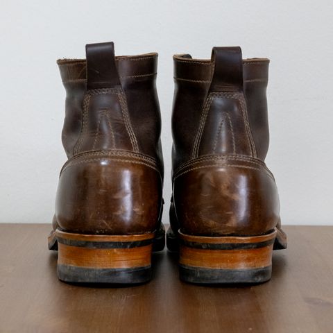 Drew's 6" Contractor Captoe in Rowdy Smooth