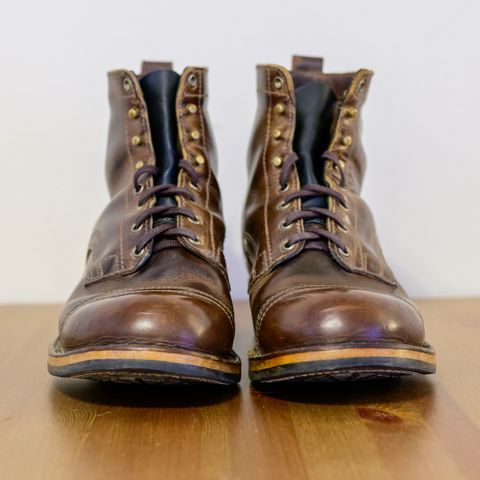 Drew's 6" Contractor Captoe in Rowdy Smooth