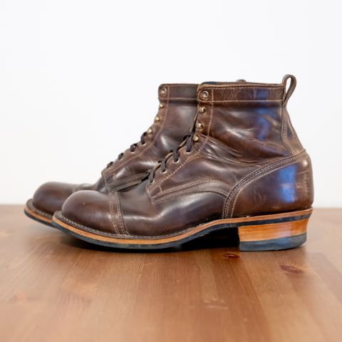 Drew's 6" Contractor Captoe in Rowdy Smooth