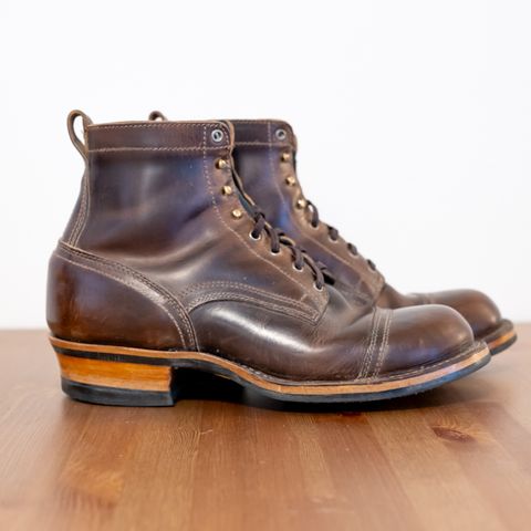 Drew's 6" Contractor Captoe in Rowdy Smooth