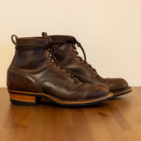 Drew's 6" Contractor Captoe in Rowdy Smooth