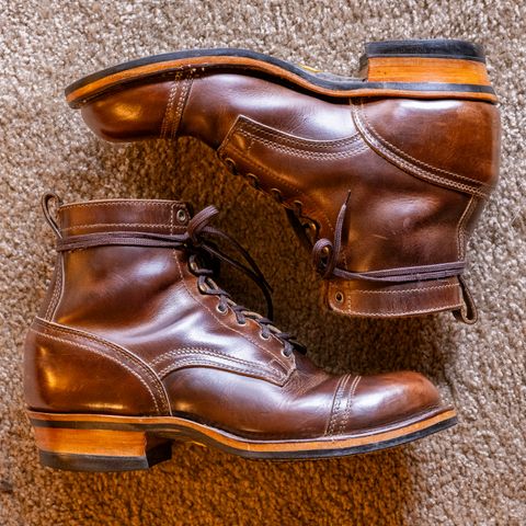 Drew's 6" Contractor Captoe in Rowdy Smooth