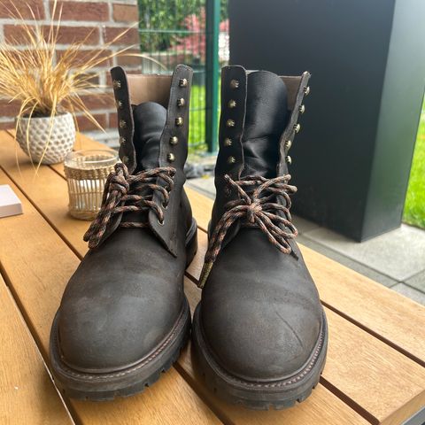 Crockett & Jones Grizedale in Dark Brown Roughout Suede