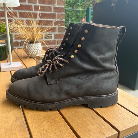 Crockett & Jones Grizedale in Dark Brown Roughout Suede