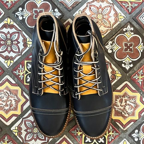 Truman Cap Toe Boot in Truman / Black Cypress Teacore